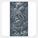 Buscar kraken pegatinas Monstruo marino