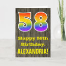Buscar rústico tarjetas de cumpleaños Para todos