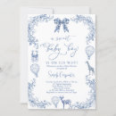 Buscar globo del aire caliente invitaciones Azul