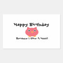 Buscar búho pegatinas Cumpleaños