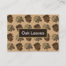 Buscar otoño tarjetas de visita Profesional