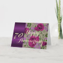 Buscar 70 o boda tarjetas aniversario Rosas