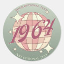 Buscar hecho en 1964 pegatinas Vintage