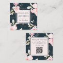 Buscar flores delicadas tarjetas de visita Moda