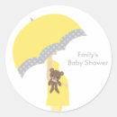 Buscar paraguas amarillo pegatinas 5 º ducha