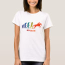 Buscar silueta del caballo camisetas Carreras de caballos