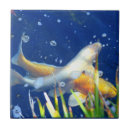 Buscar estanque de peces azulejos Carpa