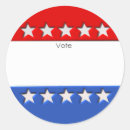 Buscar electoral pegatinas Blanco