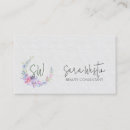 Buscar beautician tarjetas de visita Monograma