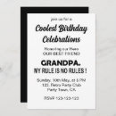 Buscar la abuela invitaciones de cumpleaños Para él