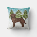 Buscar labrador retriever cojines Lab de chocolate