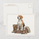 Buscar perros de caza postales Vintage