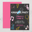 Buscar fiesta del karaoke invitaciones de cumpleaños Música