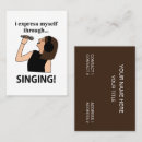 Buscar cante tarjetas de visita Para ella