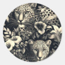 Buscar jaguar pegatinas Huella de leopardo