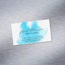 Buscar acuarela azul tarjetas de visita General y unisex