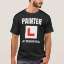 Buscar pintor camisetas Trabajo