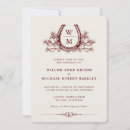Buscar herradura boda invitaciones Rústico