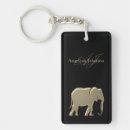 Buscar elefante negro llaveros Monograma