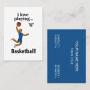 Buscar baloncesto tarjetas de visita Instructor