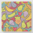 Buscar frutas y verduras posavasos Colorido