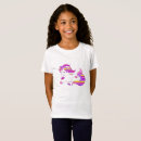 Buscar unicornio rosado camisetas Para niños