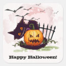 Buscar gato negro asustado pegatinas Halloween