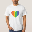 Buscar corazón del arco iris camisetas Lesbiana