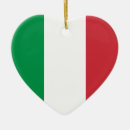 Buscar bandera italiana adornos Rojo