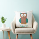 Buscar búho marrón cojines Azul