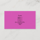 Buscar fuschia tarjetas de visita Fucsia