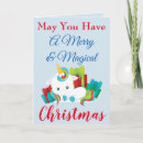 Buscar unicornio azul postales Navidad