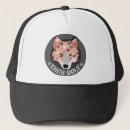 Buscar lobo blanco negro camionero gorras Gris