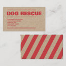 Buscar rescate tarjetas de visita Veterinarios