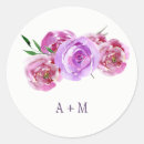 Buscar violeta boda pegatinas Floral