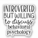 Buscar psicología pegatinas Divertido