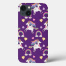 Buscar unicornio divertido iphone fundas Arco iris