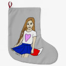 Buscar chica calcetines navideños Adorable