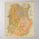 Buscar mapa físico posters Relieve