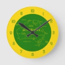 Buscar mapa australia de relojes de pared Australiano