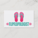 Buscar sandalias tarjetas de visita Chancletas