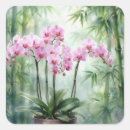 Buscar orquídeas rosadas pegatinas Jardín
