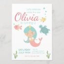 Buscar de la sirena invitaciones Bajo el mar