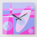 Buscar hot pink relojes de pared Retro