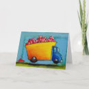 Buscar camión volquete tarjetas Corazones