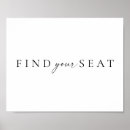 Buscar asientos boda posters Minimalista