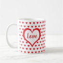Buscar corazones rojos del amor tazas General y unisex
