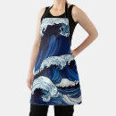 Buscar abstract arte delantales Azul