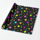 Buscar noche estrellada papel de regalo Colorido