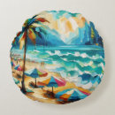 Buscar pinturas tropicales cojines Océano